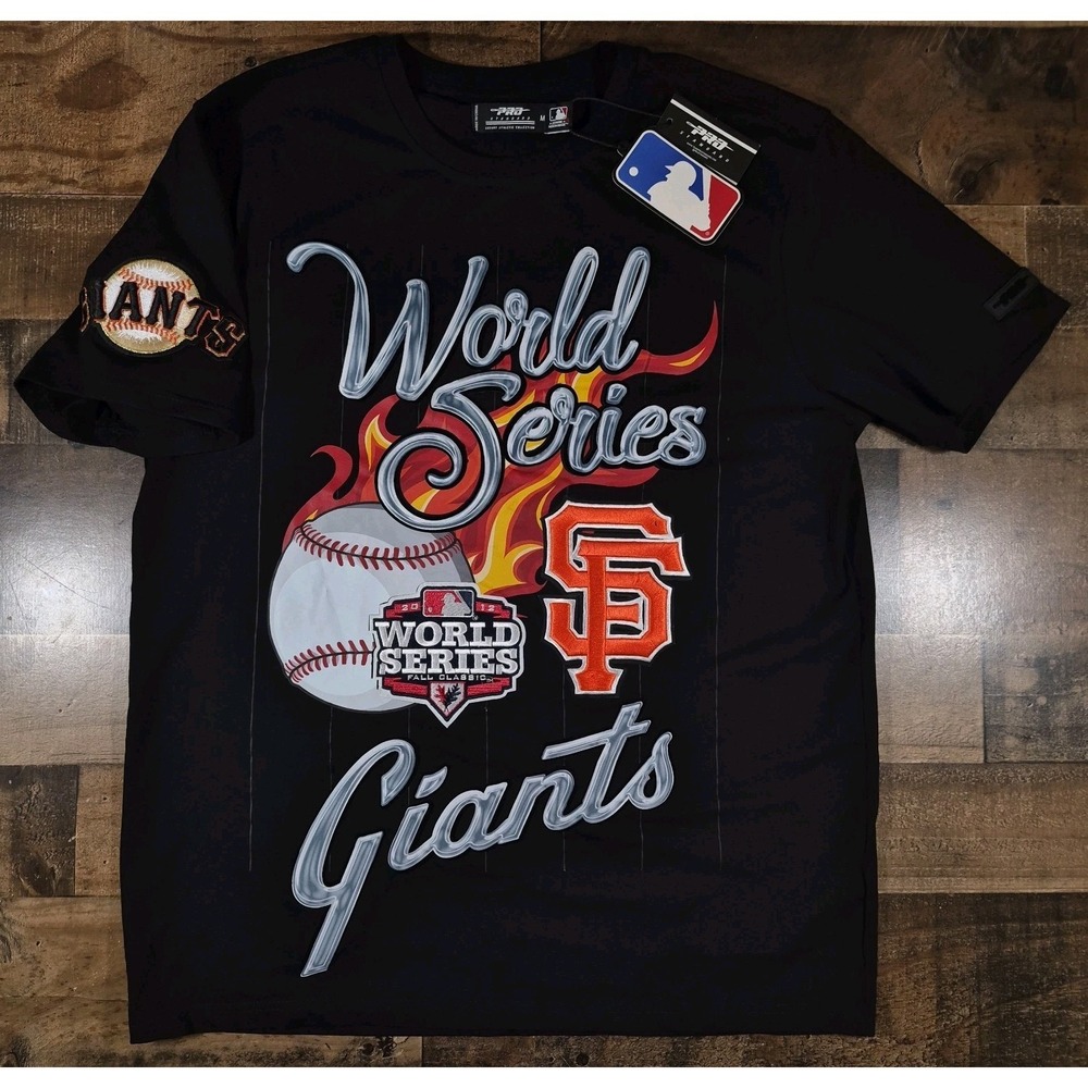 Pro Standard San Francisco Giants Shirt Mens Medium 2012‎ World Series Flame NWT